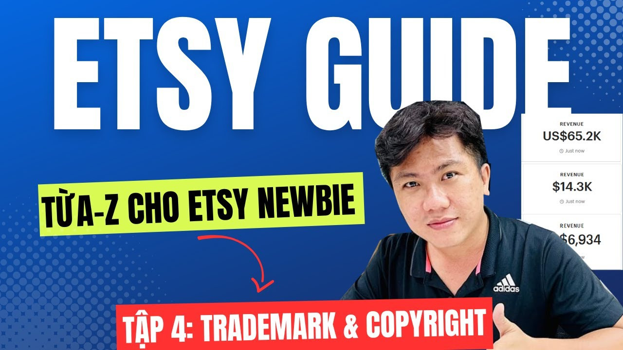 Kiểm Tra Nhãn Hiệu và Bản Quyền trên Etsy, Amazon và eBay cho Sản Phẩm Quần Áo