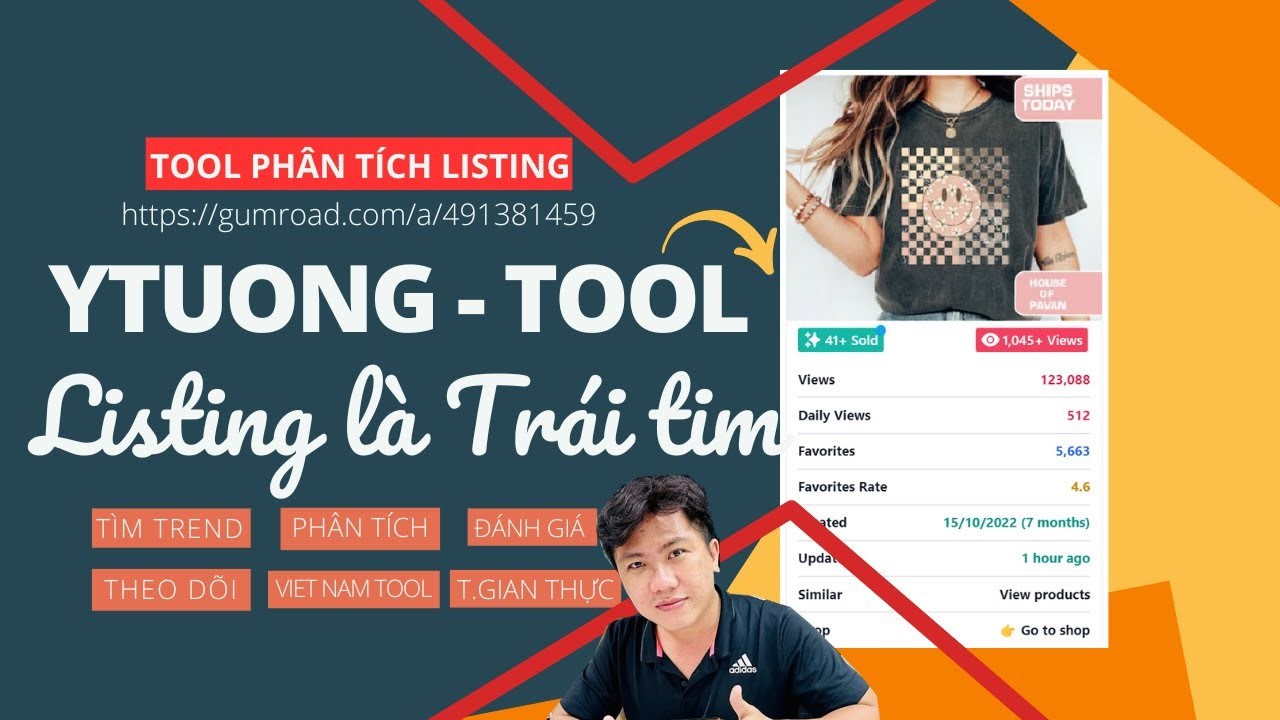 Tool Ý Tưởng - Bí Quyết Phân Tích Sản Phẩm Bán Chạy Trên Etsy